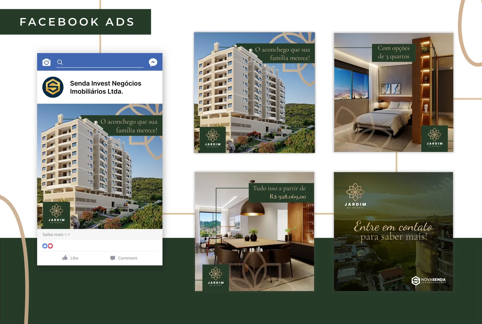 Anúncio Facebook Nova Senda Incorporações — capa