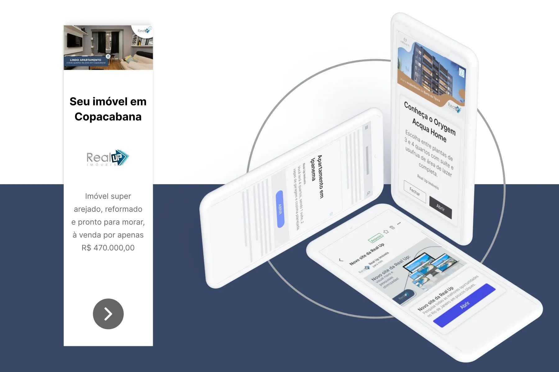 Google Ads Display Real Up Imóveis — capa