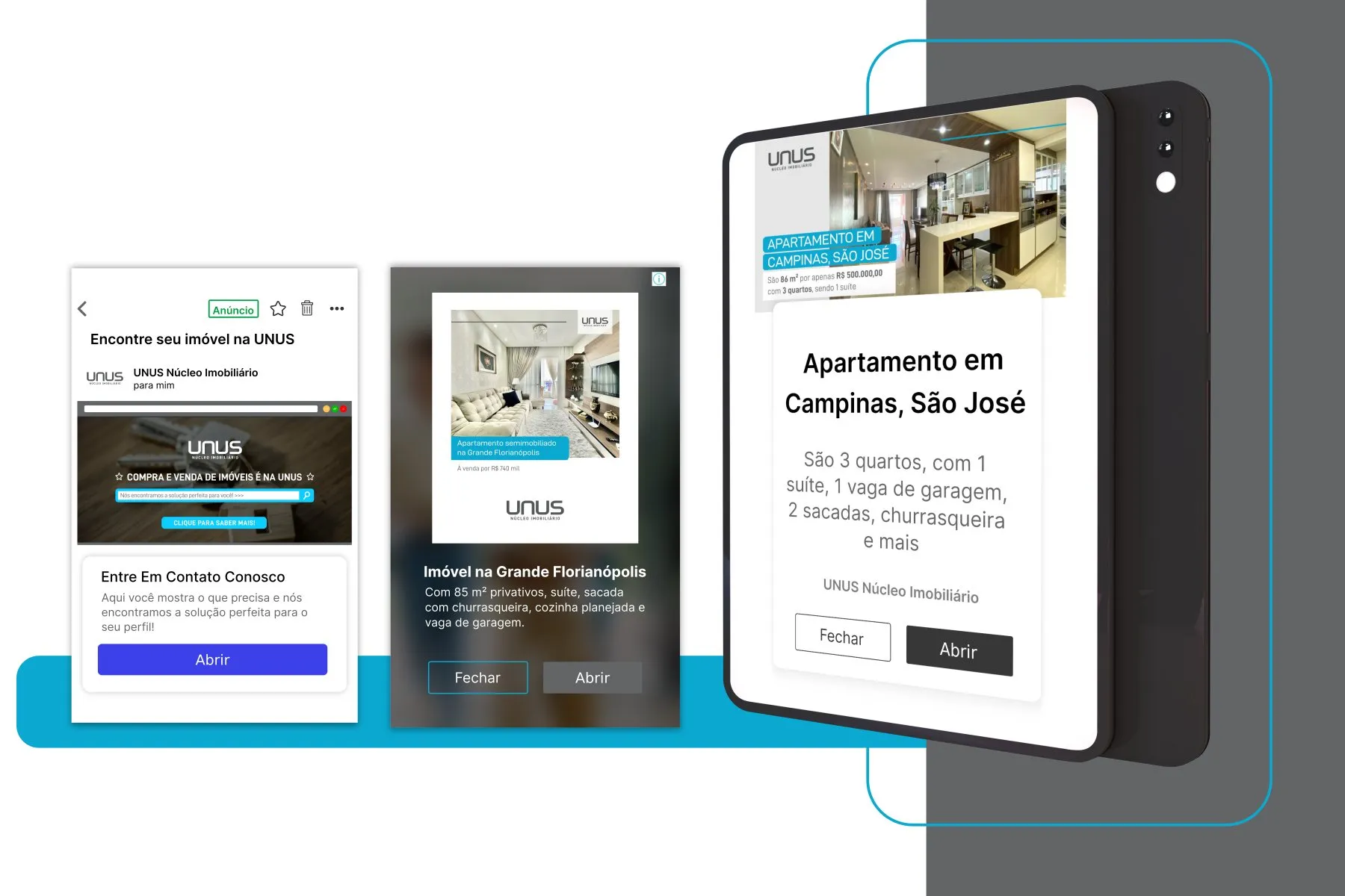 Google Ads Display UNUS Núcleo Imobiliário — capa