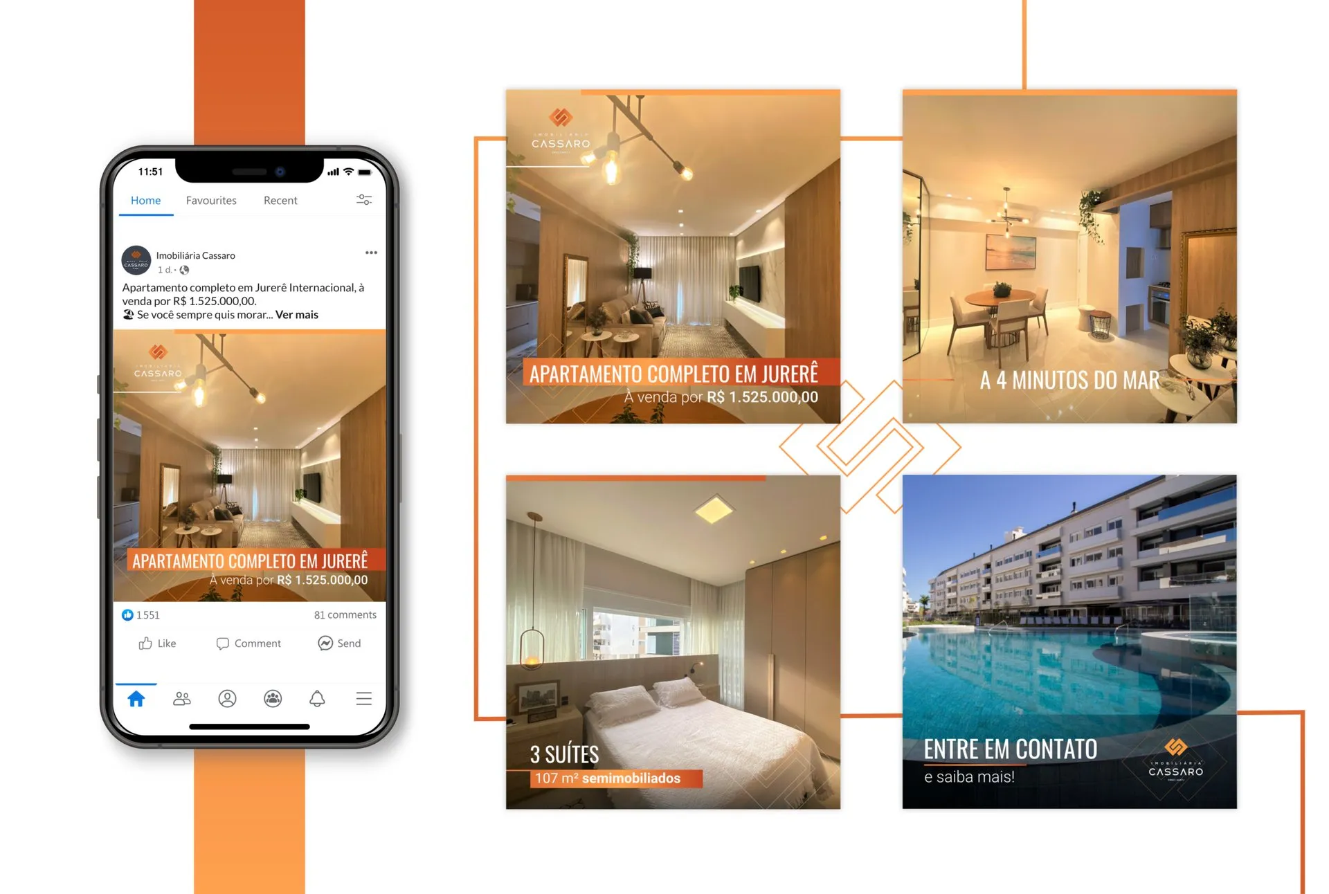 Anúncio Facebook Imobiliária Cassaro — capa