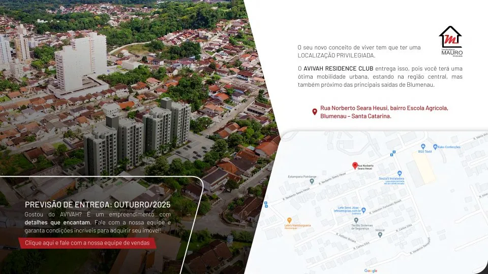 Peça de campanha da Mauro Imóveis