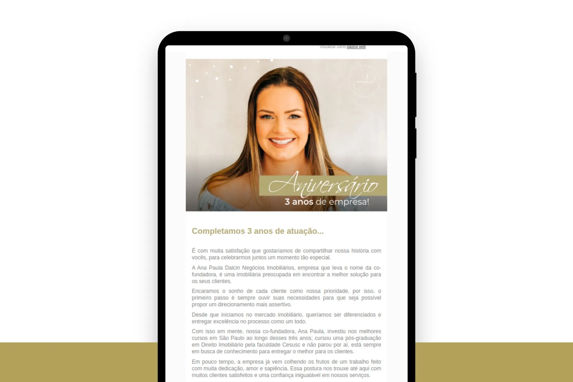 Email Marketing Ana Paula Dalcin — peça 1