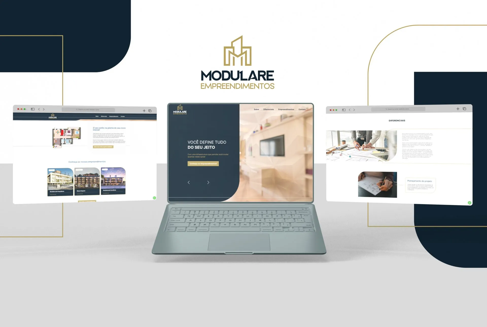 Website Modulare Construtora e Incorporadora — capa