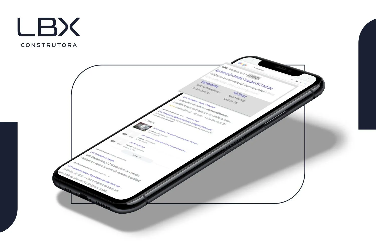 Google Ads LBX Construtora — capa