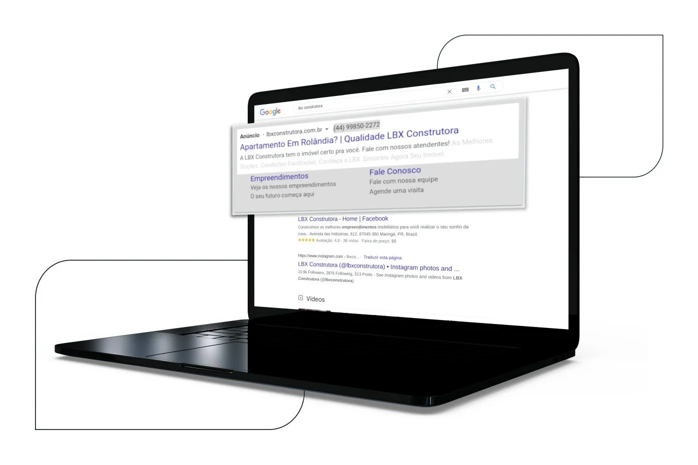 Google Ads LBX Construtora — peça 1