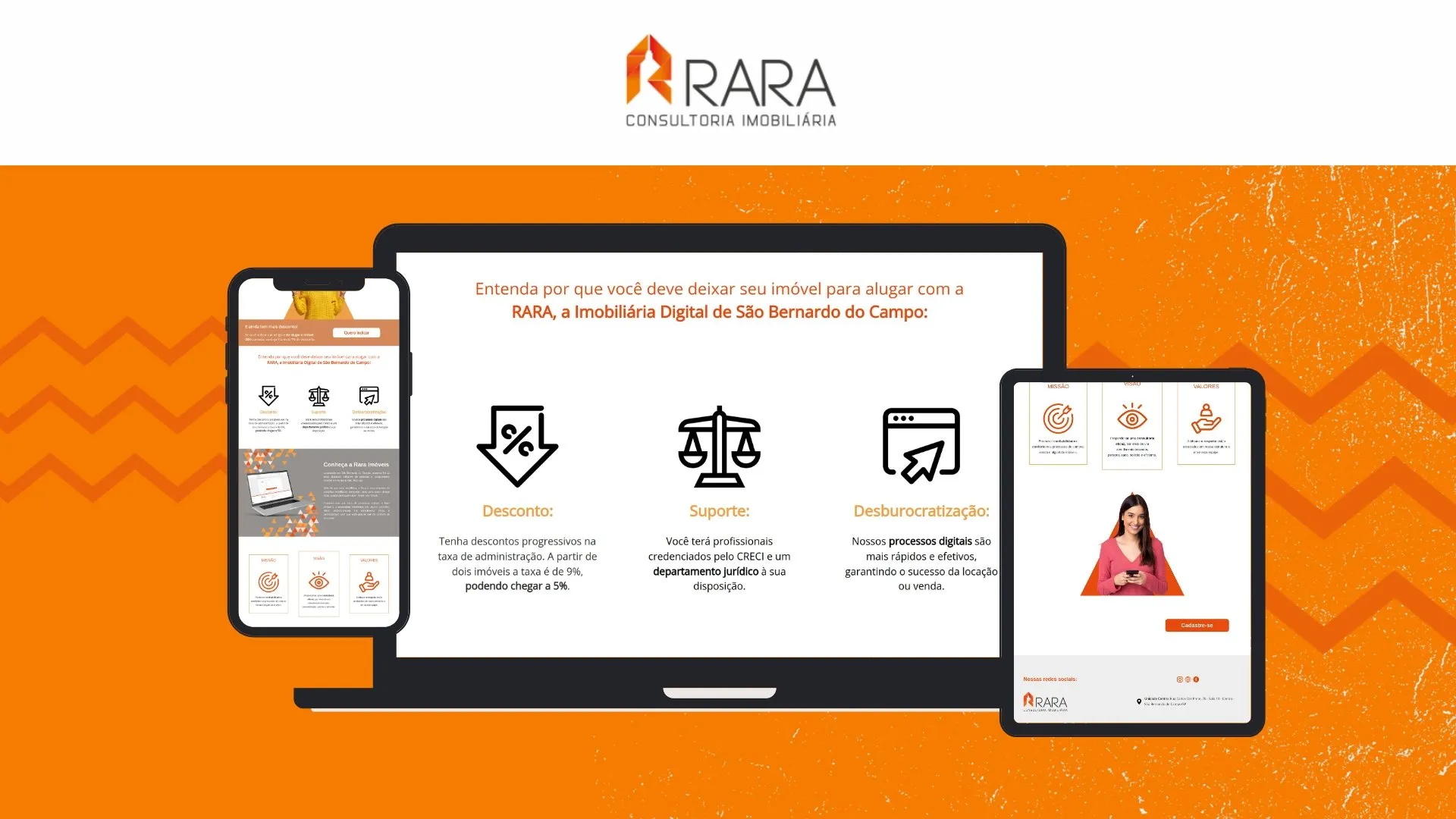 LP Rara Imóveis — capa