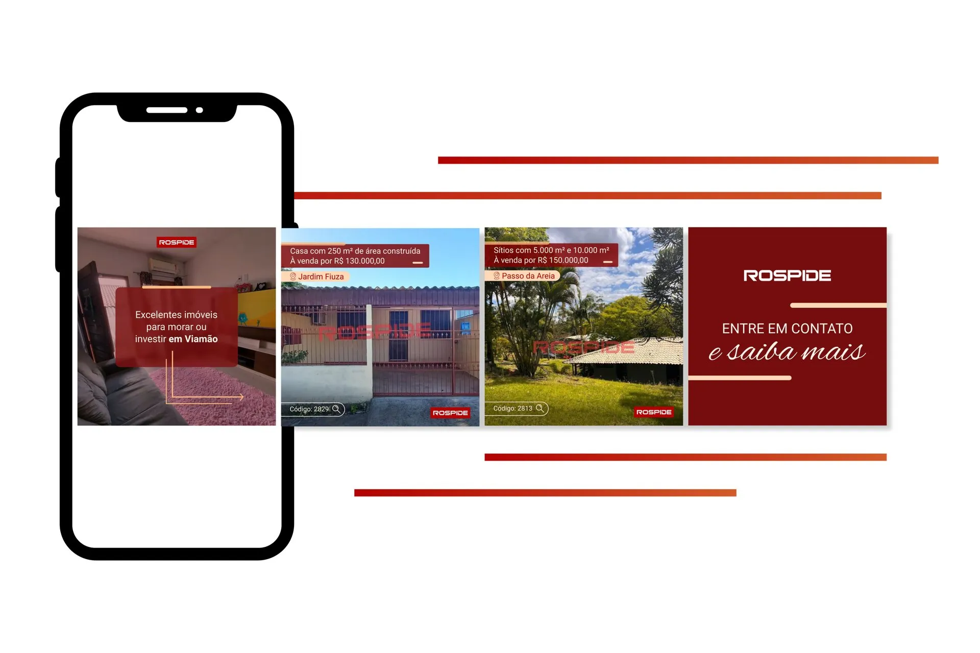 Anúncios de Facebook Imobiliária Rospide — peça 1