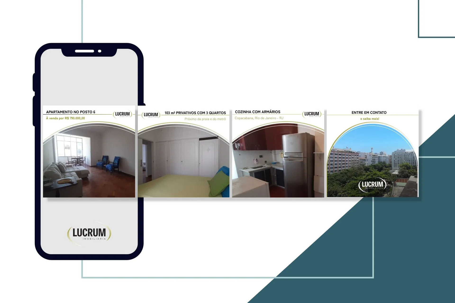 Anúncio de Facebook Lucrum Imobiliária — peça 1