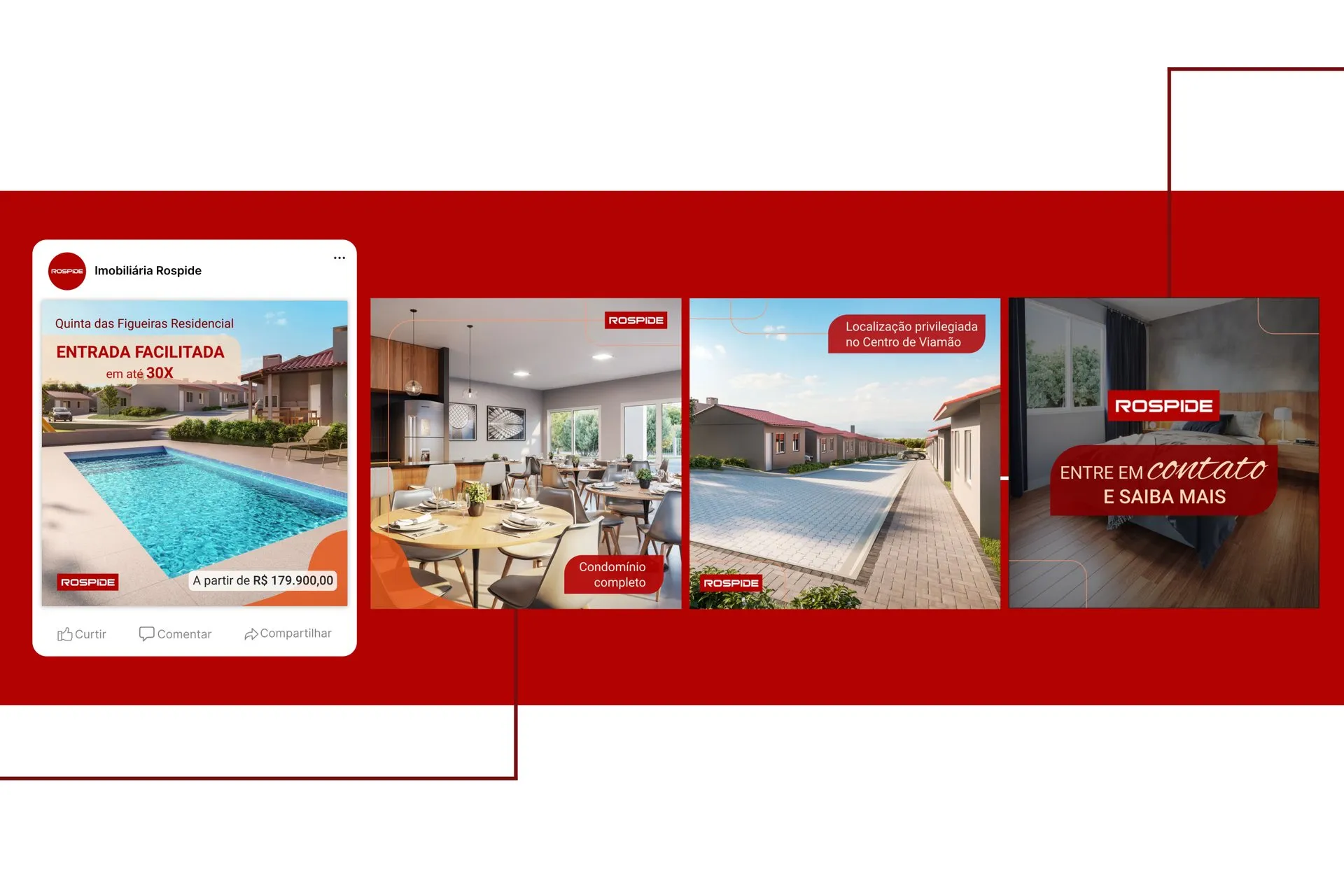 Peça de campanha da Imobiliária Rospide