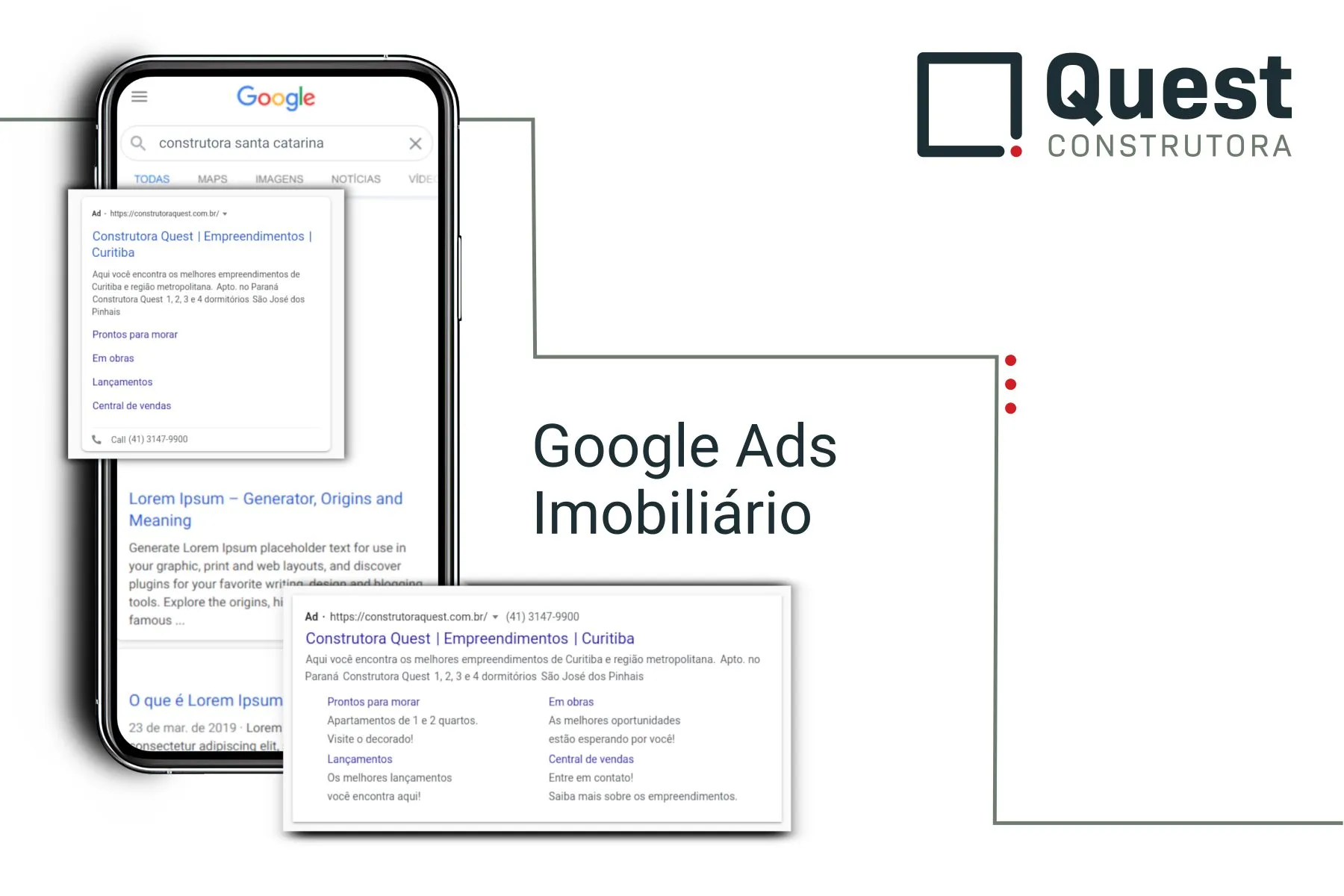 Google Ads Quest Incorporadora — capa