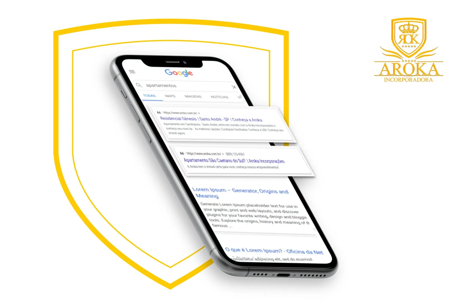 Google Ads Aroka Incorporações — capa