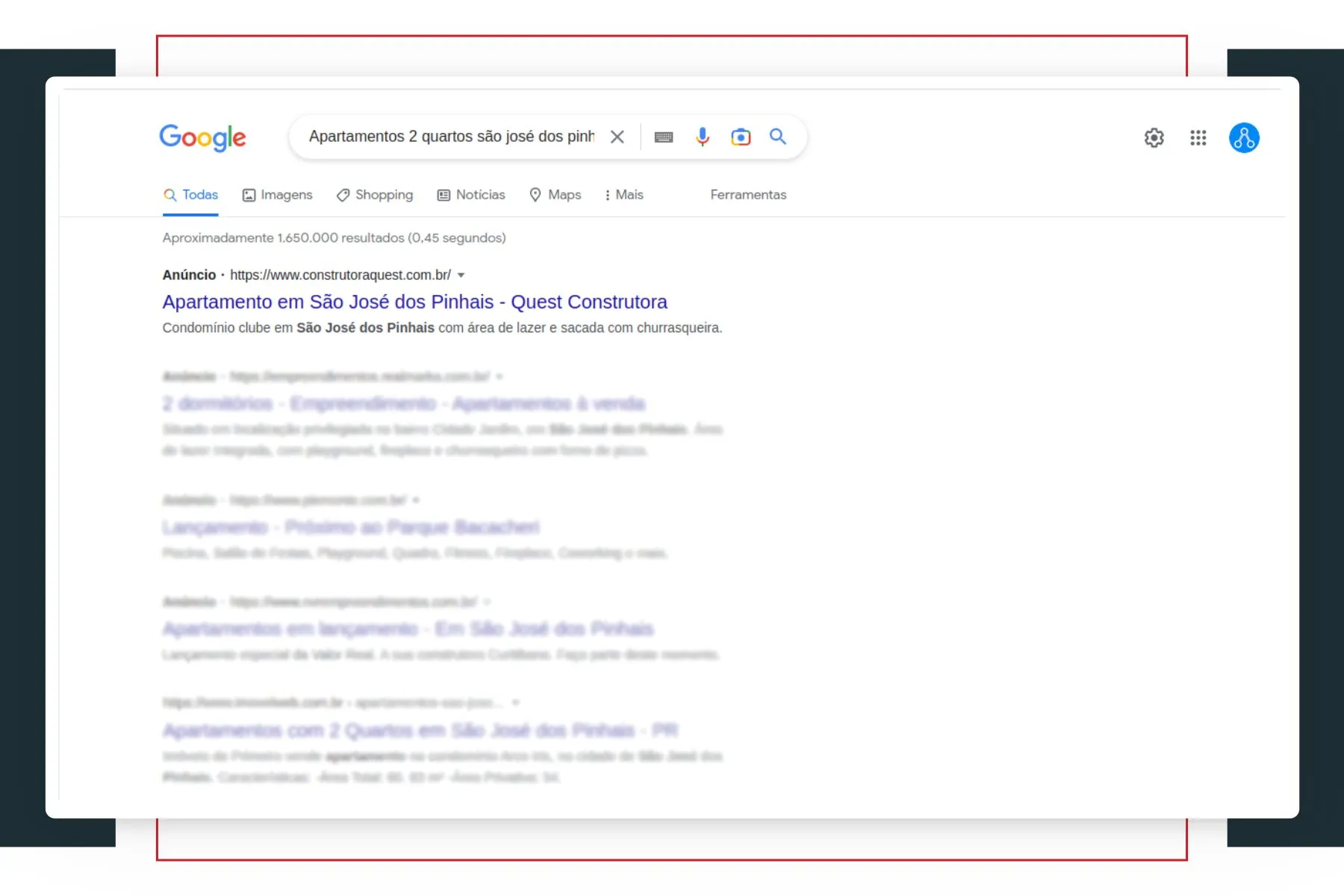 Peça de campanha da Quest Incorporadora