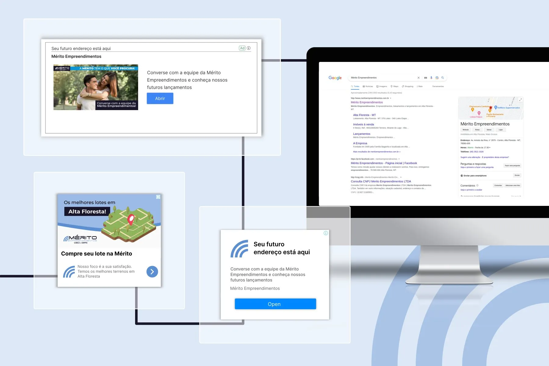 Google Ads Display Mérito Empreendimentos — peça 1