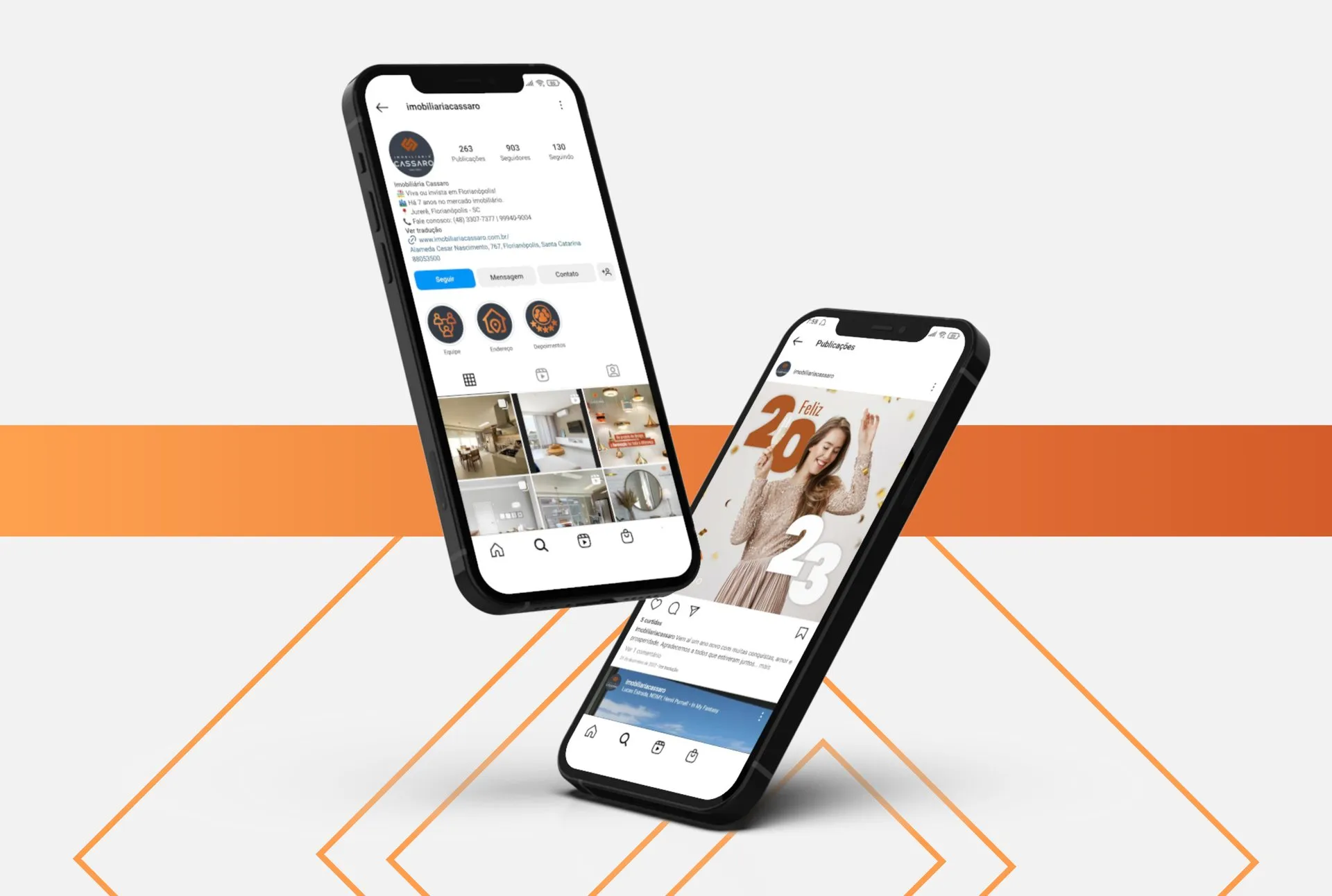 Social Media Imobiliária Cassaro — capa