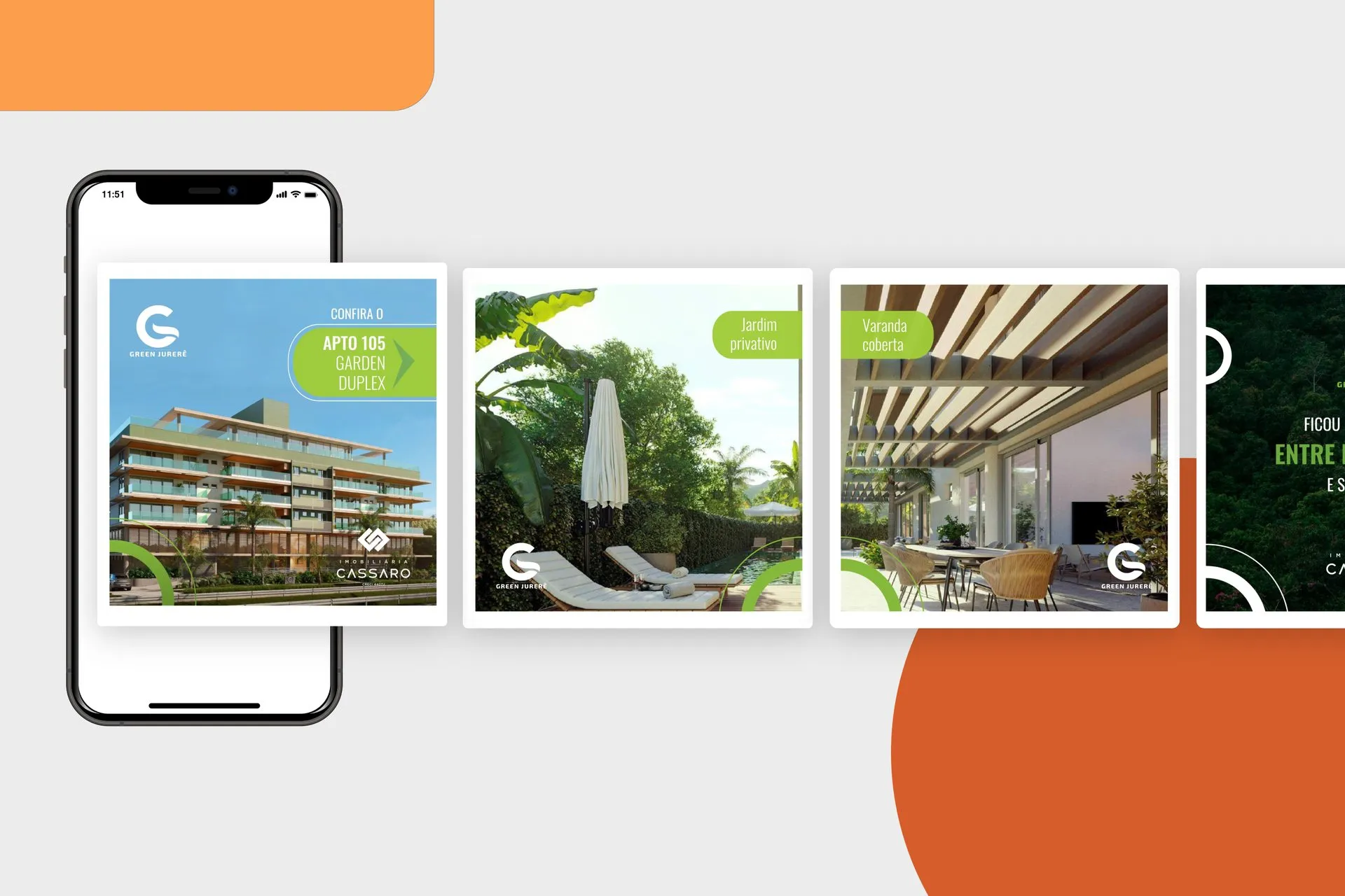 Peça de campanha da Imobiliária Cassaro