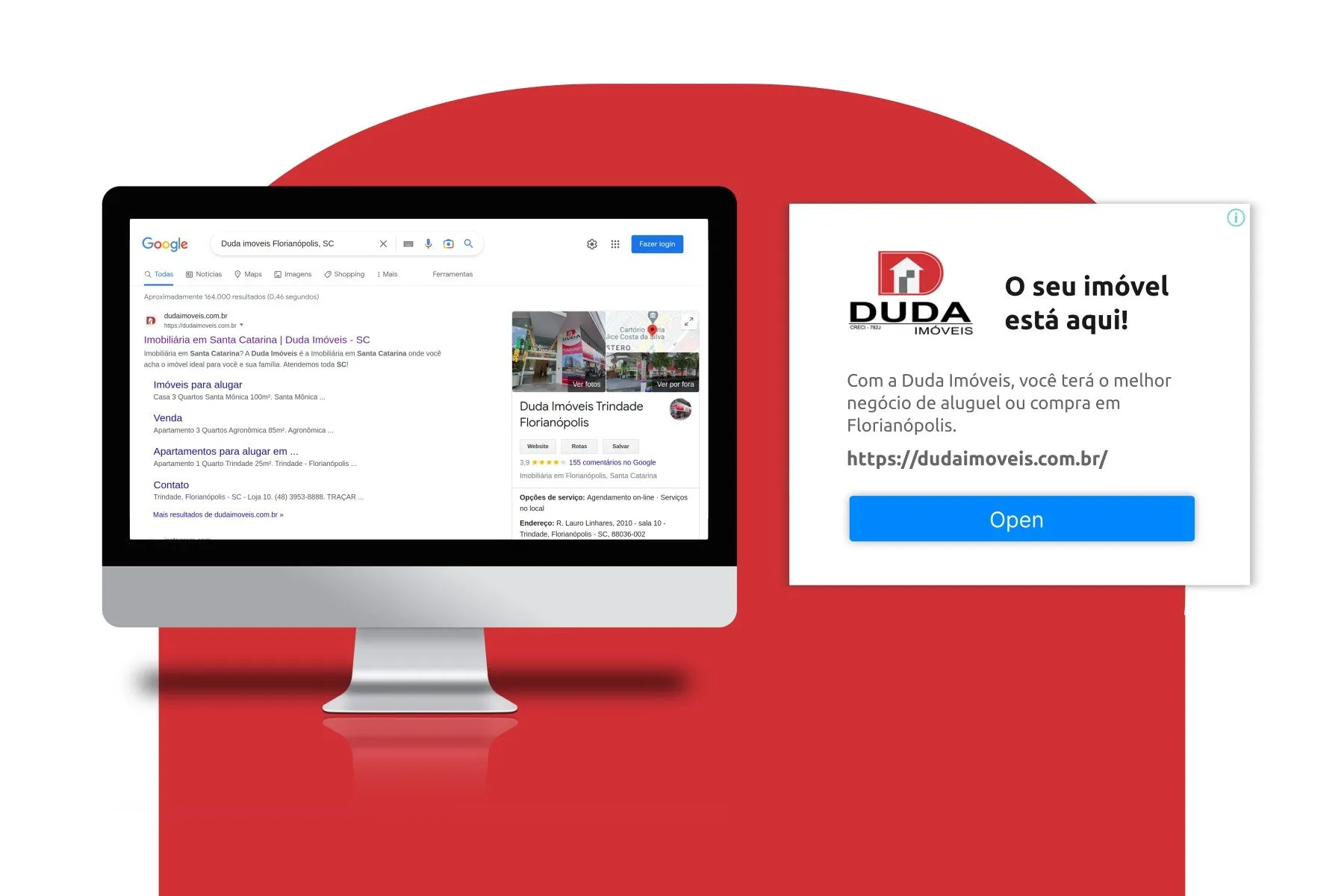 Google Ads Display Duda Imóveis — peça 1