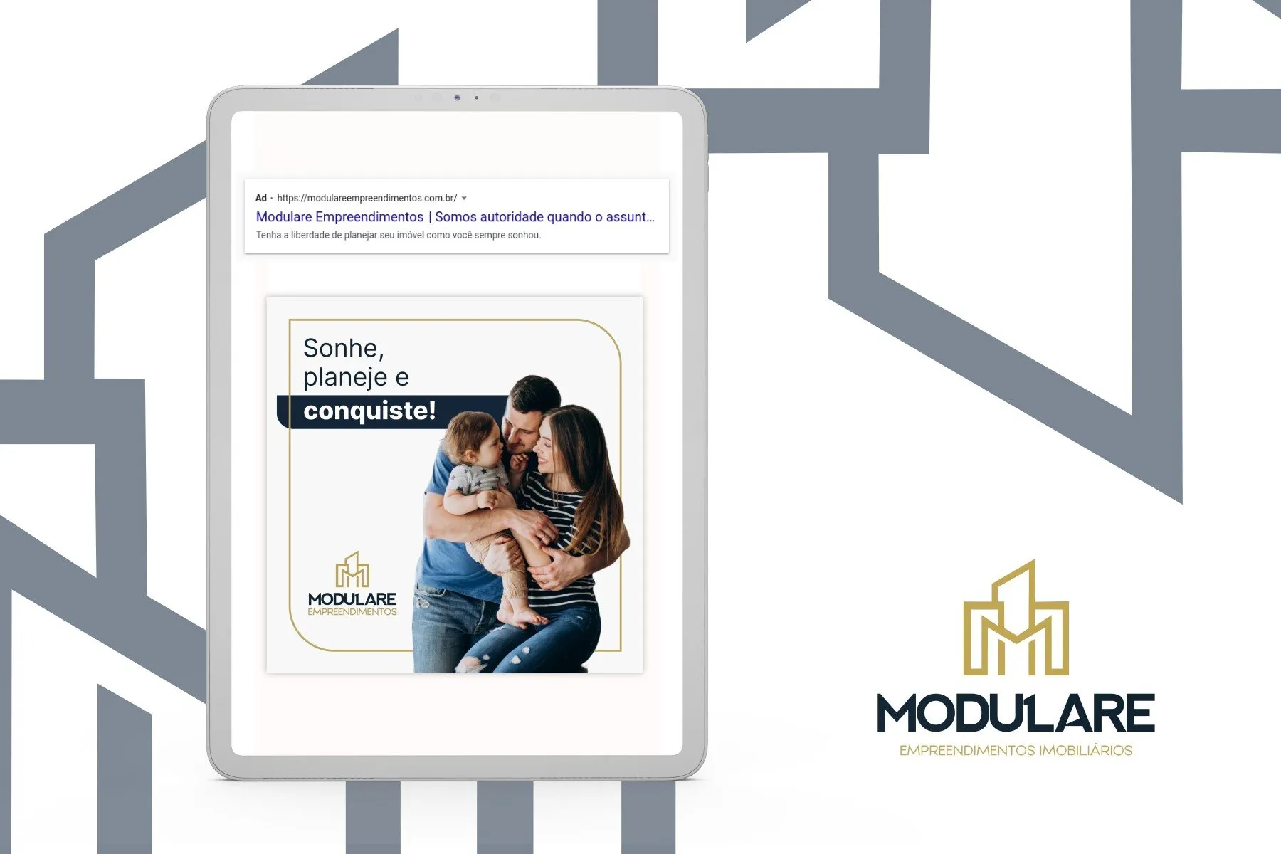 Google Ads Display Imobiliário Modulare Empreendimentos — capa