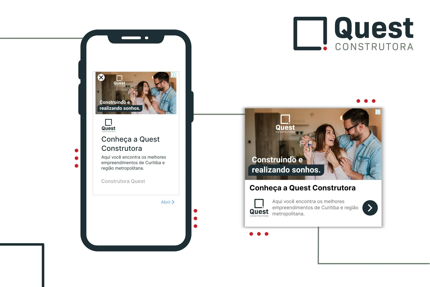 Google Ads Display Quest Construtora — capa