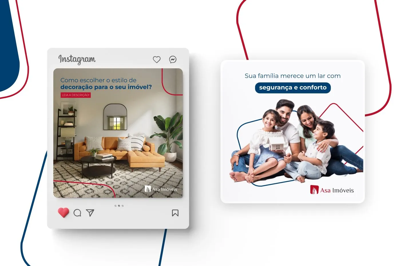 Peça de campanha da Asa Imóveis