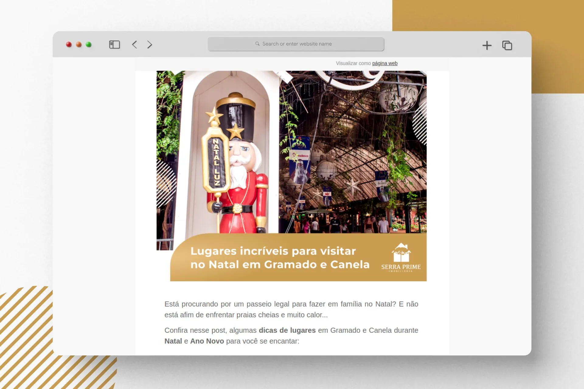 E-mail Marketing Serra Prime Imobiliária — peça 1