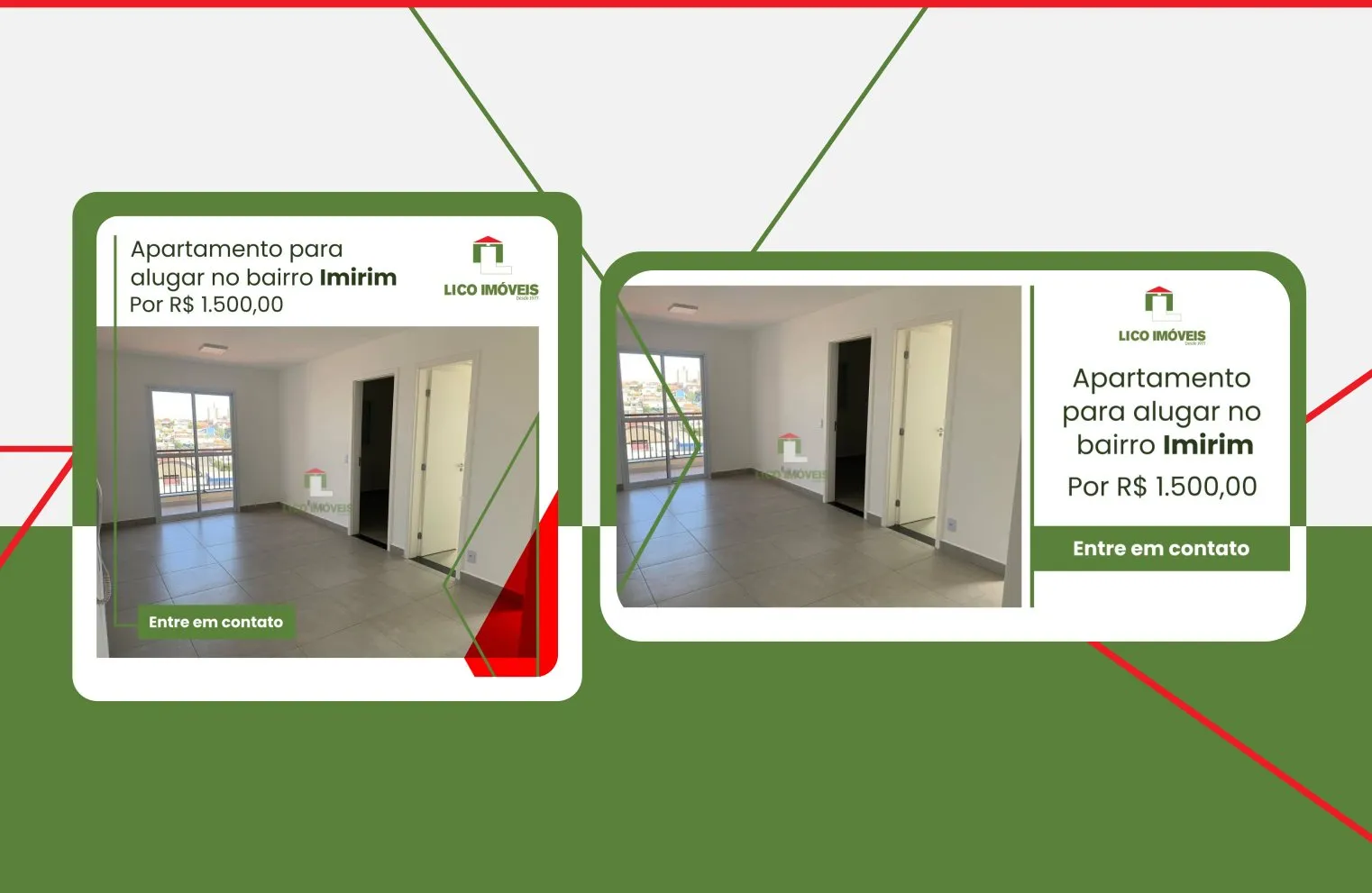 Peça de campanha da Lico Imóveis