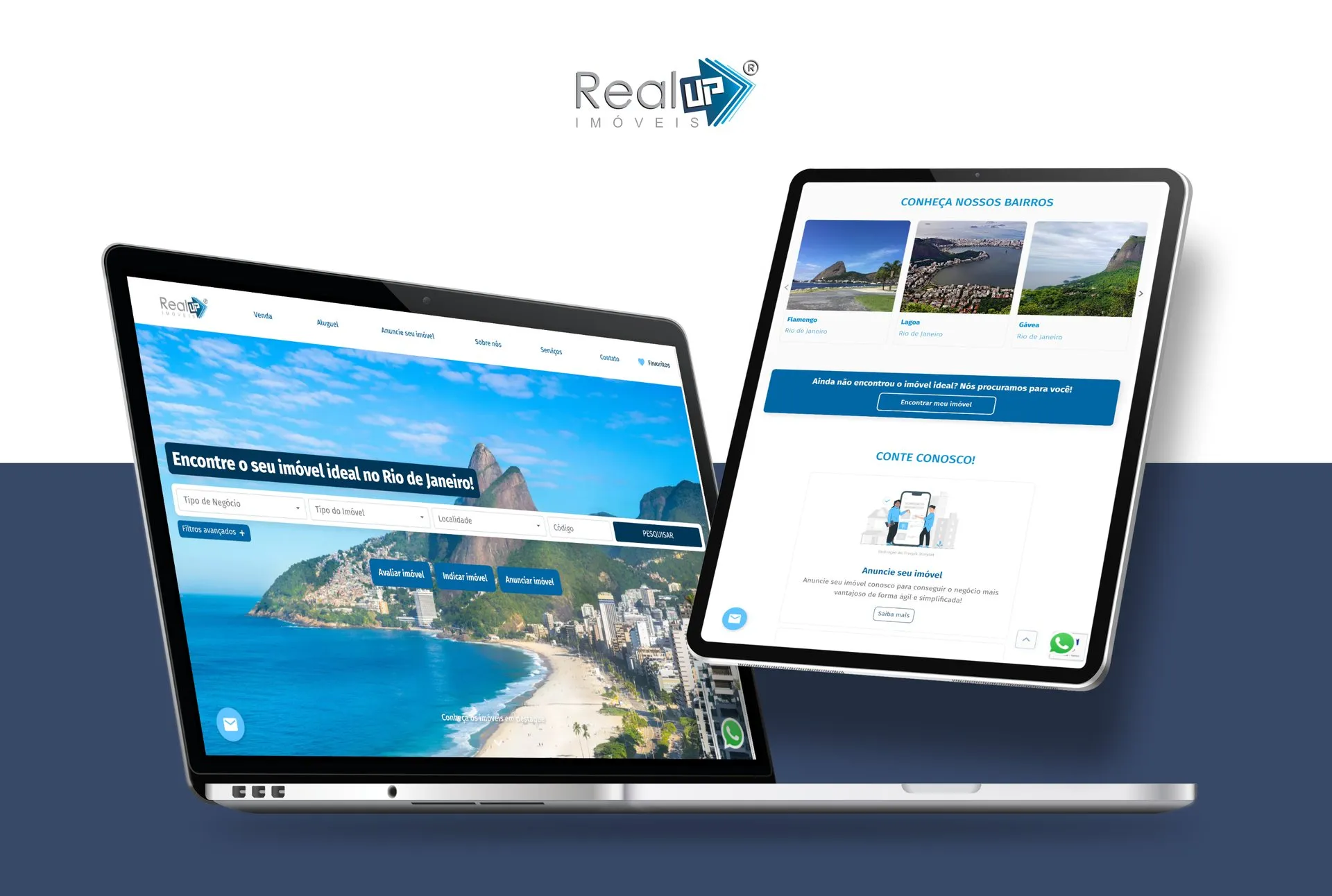 Website Real Up — capa