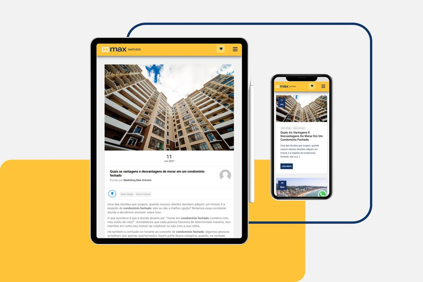 Blog Max Imóveis — peça 1
