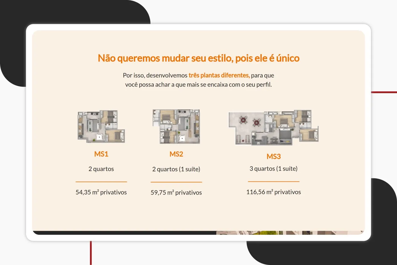 Peça de campanha da Mauro Imóveis