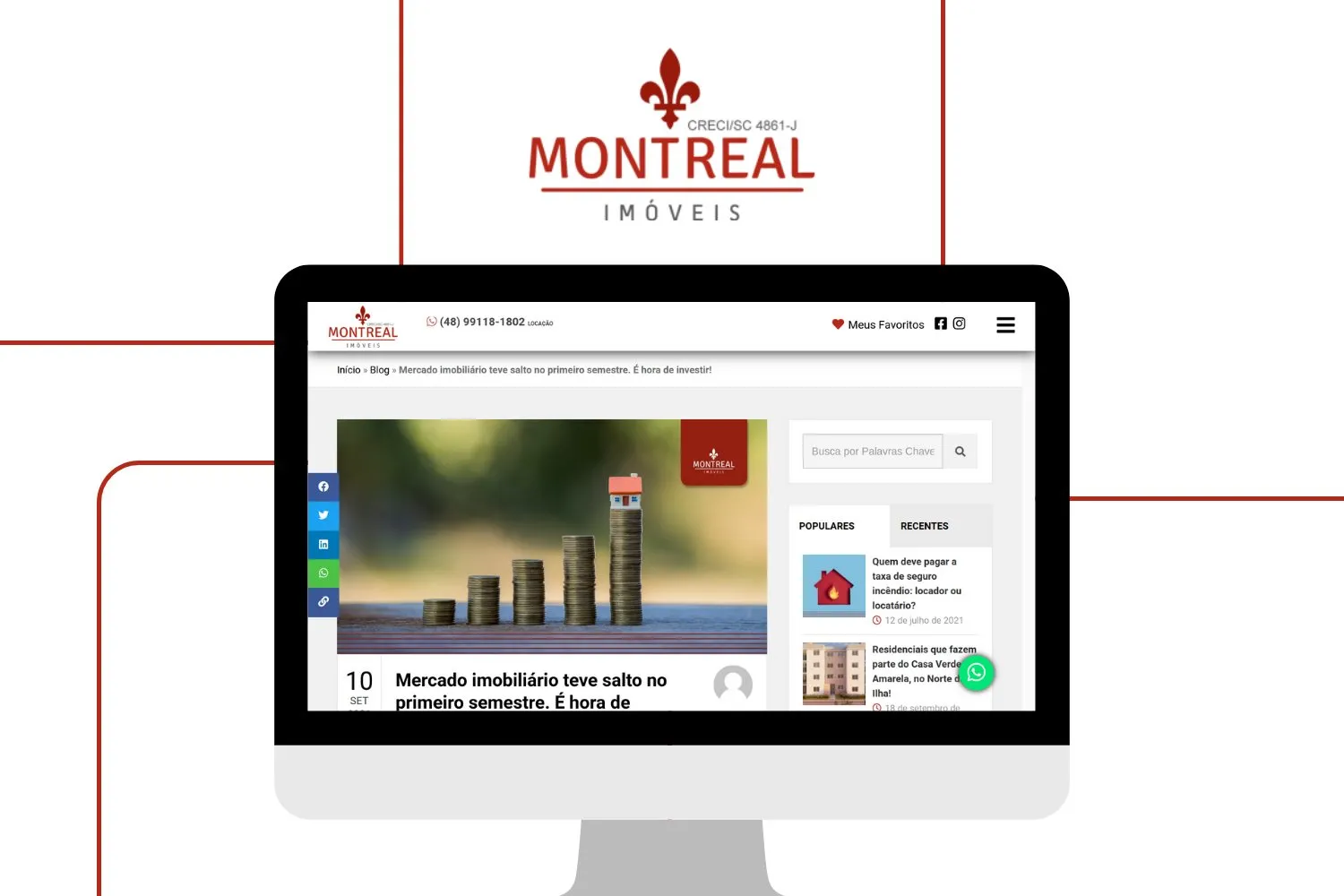 Blog Montreal Imóveis — capa