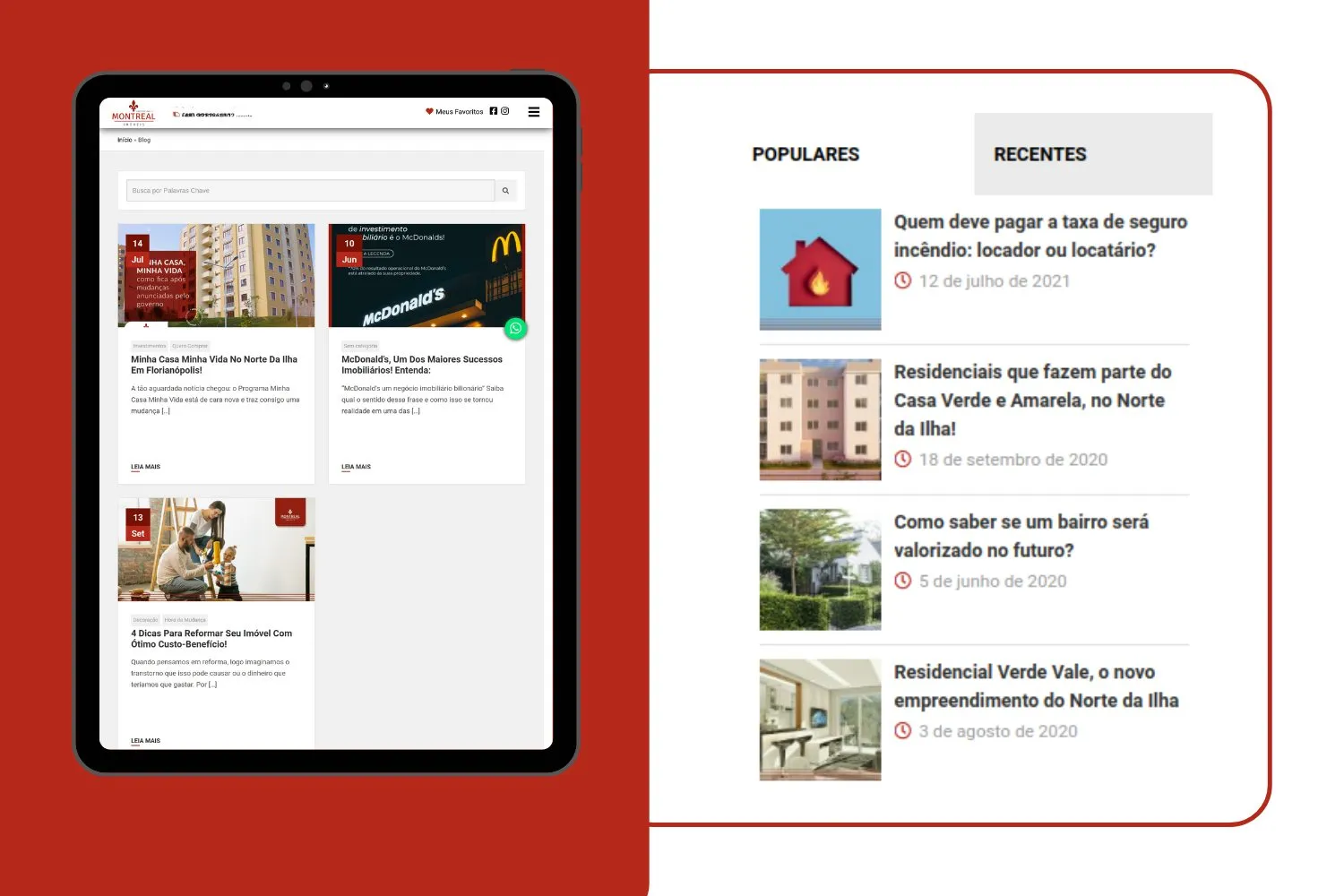 Blog Montreal Imóveis — peça 1